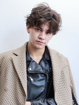 エムスラッシュ たまプラーザ(M.SLASH) くせ毛風/ツイストフェザーパーマ/フリンジパーマ/たまプラーザ