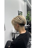 ジュール メンズ 大分(Joule men's)&nbsp;フェザーパーマ/バレイヤージュ/センターパート/[大分駅]