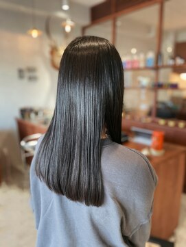 ウツギ(UTSUGI) ワンレンロング