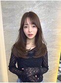 暗めカラー/韓国風巻き/レイヤーカット/髪質改善/縮毛矯正/池袋
