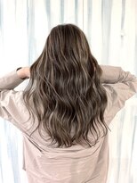 アップ(A+hair) 白髪ぼかし_ベージュハイライト_髪質改善_30代40代50代