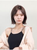 小顔イメチェンヘアスタイル前髪カタログ似合わせ外ハネボブ
