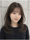顔周りレイヤー/レイヤーカット/ハッシュカット/岡崎レイヤー