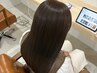 髪質改善トリートメント+オーガニック艶カラー¥19500【髪質改善/カラー】