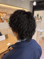 オーガニックイズオーディナリー(organic is ordinary)&nbsp;メンズカット×波巻きスパイラルパーマ