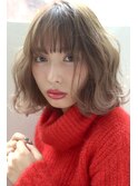 【Vicke渋谷】スイングボブ☆ピンクグラデーション