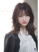 ヘアーメイクジェンテ(hair make gente)&nbsp;さらっと使いこなすミディアムレイヤー