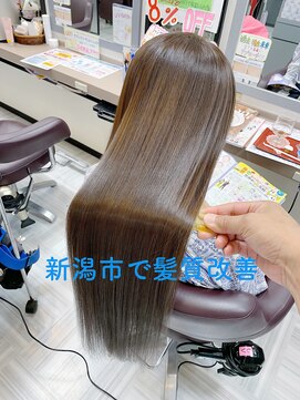 美容室 ケン(KEN) ≪40代≫超ロングのサラサラウルウル仕上げ。透明感のある色味