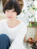 カバーヘア ブリス 北浦和(COVER HAIR bliss)&nbsp;★黒髪艶カラー切りっぱなしマッシュショート20代30代40代★7