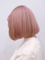 ボックスミコ(Box mico.)&nbsp;《パステルピンクの薄ベージュ》ハイトーンのブリーチカラー