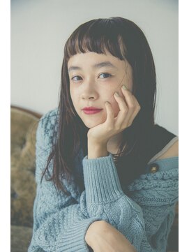 エス ヘアメイク スペース(es hair make space) ナチュラルストレートワイドバング