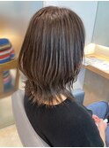 ハイライトで白髪ぼかし☆アッシュベージュ