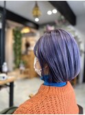 パープルカラーボブ