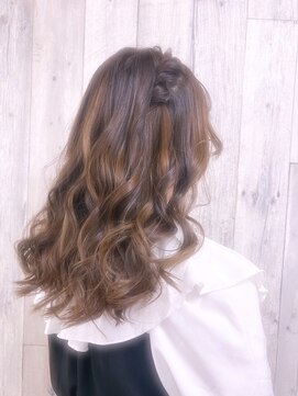 ヘアセット専門店 ナゴミ 渋谷店(nagomi) サイド編み込み巻きおろし