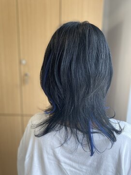 フツーロ 栄(FUTURO) ブルーブラック×ブルーメッシュ