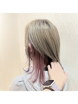 シーエーペッツ(CA-PETZ) 【ブリーチなし】脱白髪染めインナーカラー/ベビーピンク