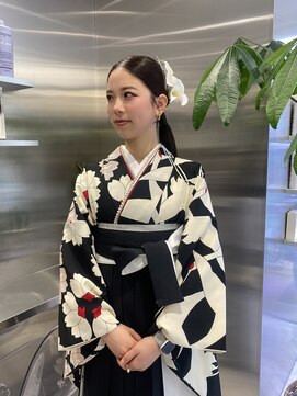 ゼスト 八王子店(ZEST) タイトヘアセットで艶々ローポニー