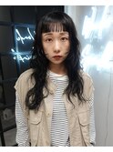 オン眉クリープパーマ