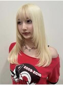 レイヤーとホワイトブロンド
