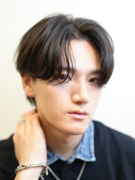 プルーブトウキョウ 渋谷(PROVE TOKYO) センターパートニュアンスパーマカルマヘア毛流れリバース渋谷