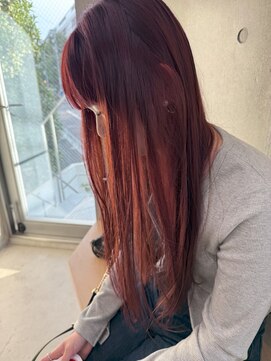 エウペ 渋谷(WEUPE) 斜めバング/グレージュカラー/デザインカラー/シルキーベージュ