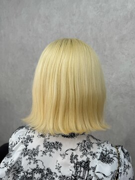 アン ブリーチ 大宮駅東口店(UN BLEACH) ブリーチ2回~抜きっぱなしブロンドカラー♪♪