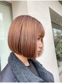 切りっぱなしボブ