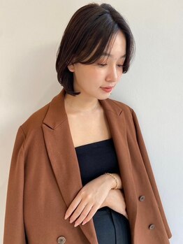 クラシオン(CURACION)の写真/[月曜OPEN/女性stylistのみ]白髪染めも明るく染まる♪Organicカラーで髪に負担をかけずにお洒落を楽しめる!