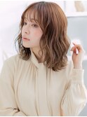 くせ毛風ウェットヘアゆるふわハイライトh3越谷20代30代40代