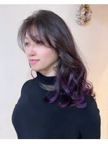 コニーズヘアサロン(Connie's Hair Salon)&nbsp;ロイヤルパープルの妖艶グラデ♪