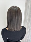 CIEL小口 グレージュカラー×ブリーチカラー