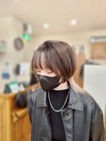 ミラシィ 成田(Mirashy)&nbsp;ハイライトカラーミルクティーベージュレイヤーカット