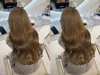 アンジェリカ 鹿児島中央タワー店(ANGELICA)の写真/クオルシアカラー導入!ナチュラルな透明感のあるカラーが魅力☆【鹿児島/レイヤーカット/韓国風/髪質改善】