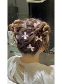 ヘアセット/ヘアアレンジ/推し活/結婚式参列
