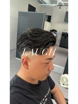 ラフ(LAUGH) リバースパーマのスキンフェード