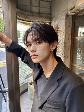 メンズココ メンズパーマ 韓国ヘア 日本橋店(MENS COCO) コンマバングセンターパート