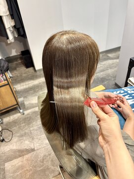 エスト 小倉(est) ブリーチなしカラー/ダブルカラー/オリーブ