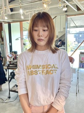 プライベートサロン キッテ(private salon kitte.) フェイスレイヤーなミディアムヘア