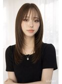 顔まわりザクザクレイヤー
