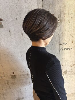 アイイロ(ai-iro)の写真/【似合わせショートカット+カラー+美髪TR or アロマスパ】大人ショートなら043c78ai-iroにお任せください