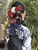 ダブル(W) 【hair salon W】袴着付け&ヘアセット