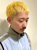 アイウィル(Ai WilL)&nbsp;ブリーチカラー ベリーショート イエロー ニュアンスパーマ