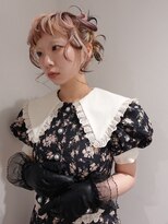 ユルクメゾンシティ 名古屋(JURK MAISON CITY) 名古屋/ミルクティーブロンド/ダークブルー/デジタルパーマ