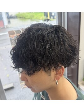 パリス メンズサロン(PARIS MEN'S Salon) マッシュ波巻きプードルパーマ
