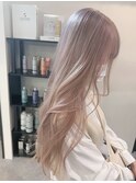ダークパープルナチュラルショート夏のヘアアレンジ原宿