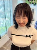 ナチュラルミニボブ × まとまりヘア
