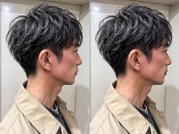 ヘアーローラン 藤沢(hair LORAN fujisawa)の写真/≪360度どこから見てもかっこいい≫を叶えます!!【メンズ専用★選べる『パーマorカラー』+カット￥8000】