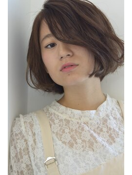 アドラーブル 長岡リップス旭岡店(adorable) 前下がり大人ボブ★フォギーベージュで透明感アップ