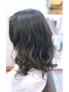 ウーデヘアー(ode hair) 透明感☆暗髪グレージュ