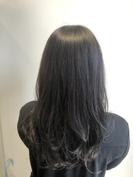 キー(KEY) ブルージュロングレイヤー　ローライト　厚めバング